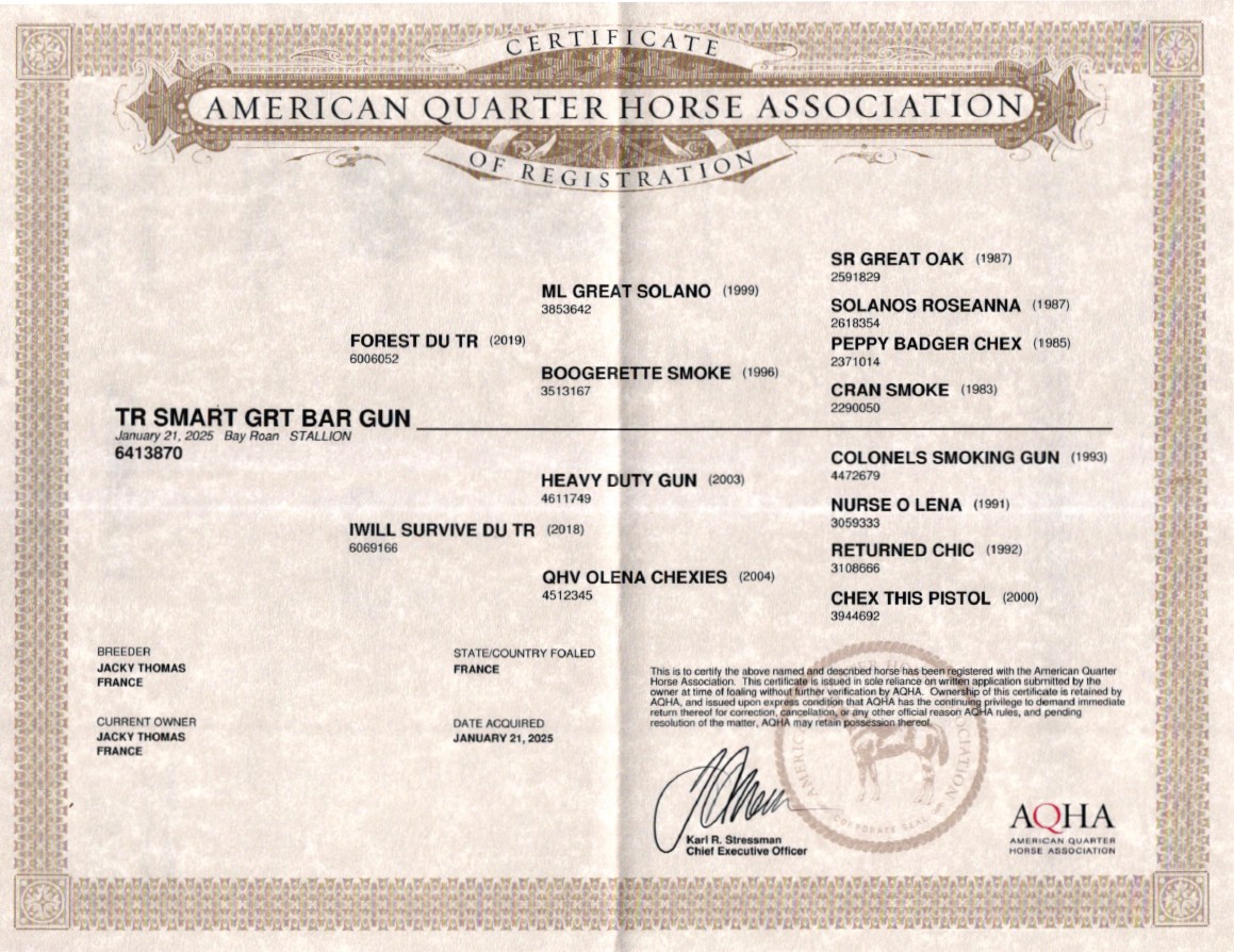 aqha tr smart grt bar gun